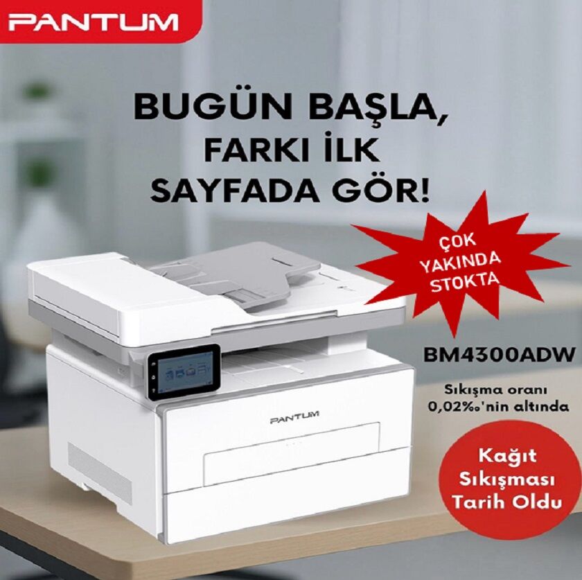 Pantum BM4300ADW Çok Fonksiyonlu Mono Lazer Yazıcı